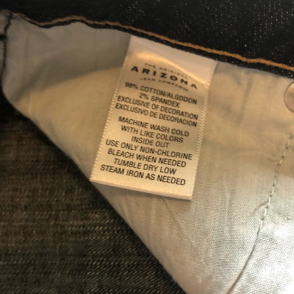 Arizona Dark Wash Flared Jeans - Picture 6 of 13